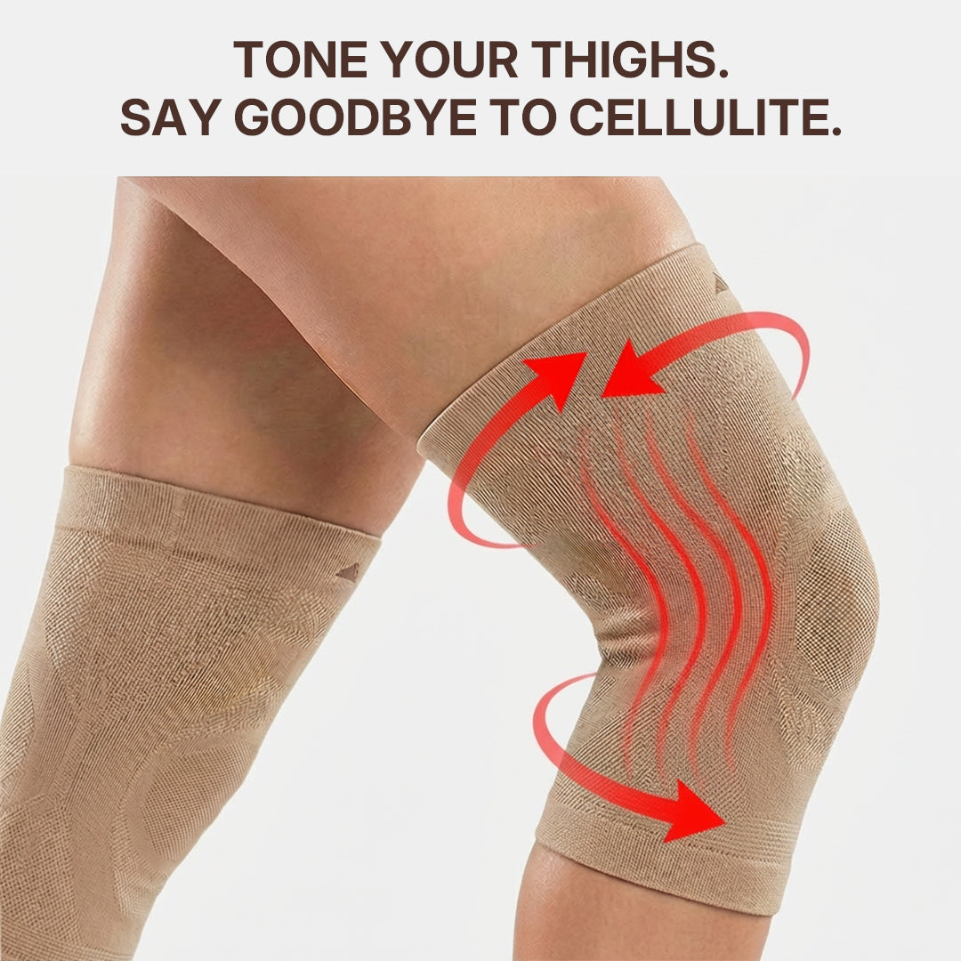 Quinn's™ 3D Compression Knee Sleeves –Say Goodbye to Saggy, Uneven-Looking Legs