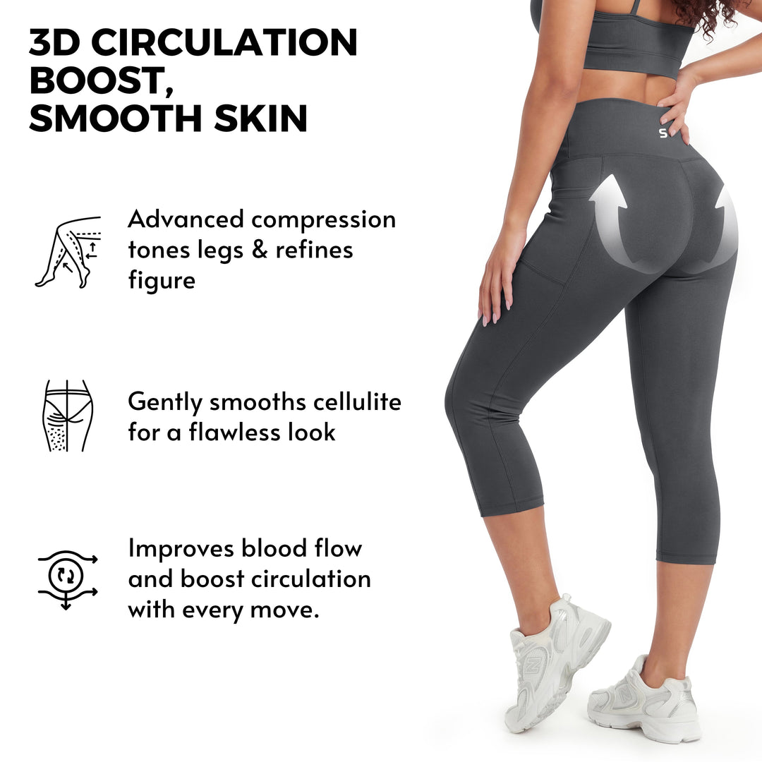 Quinn's™ Butt-Lifting Tummy Control Pocket Capris