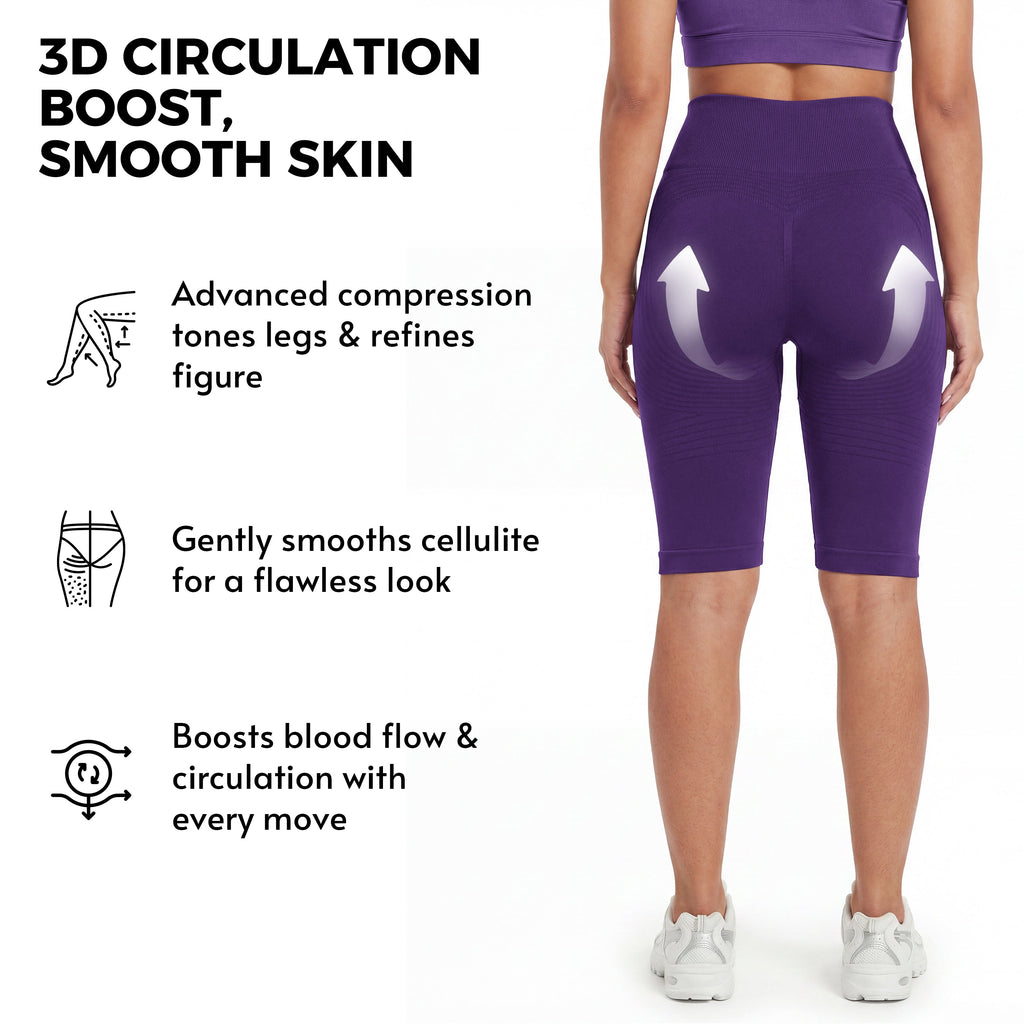 3D Anti-Cellulite Short Leggings