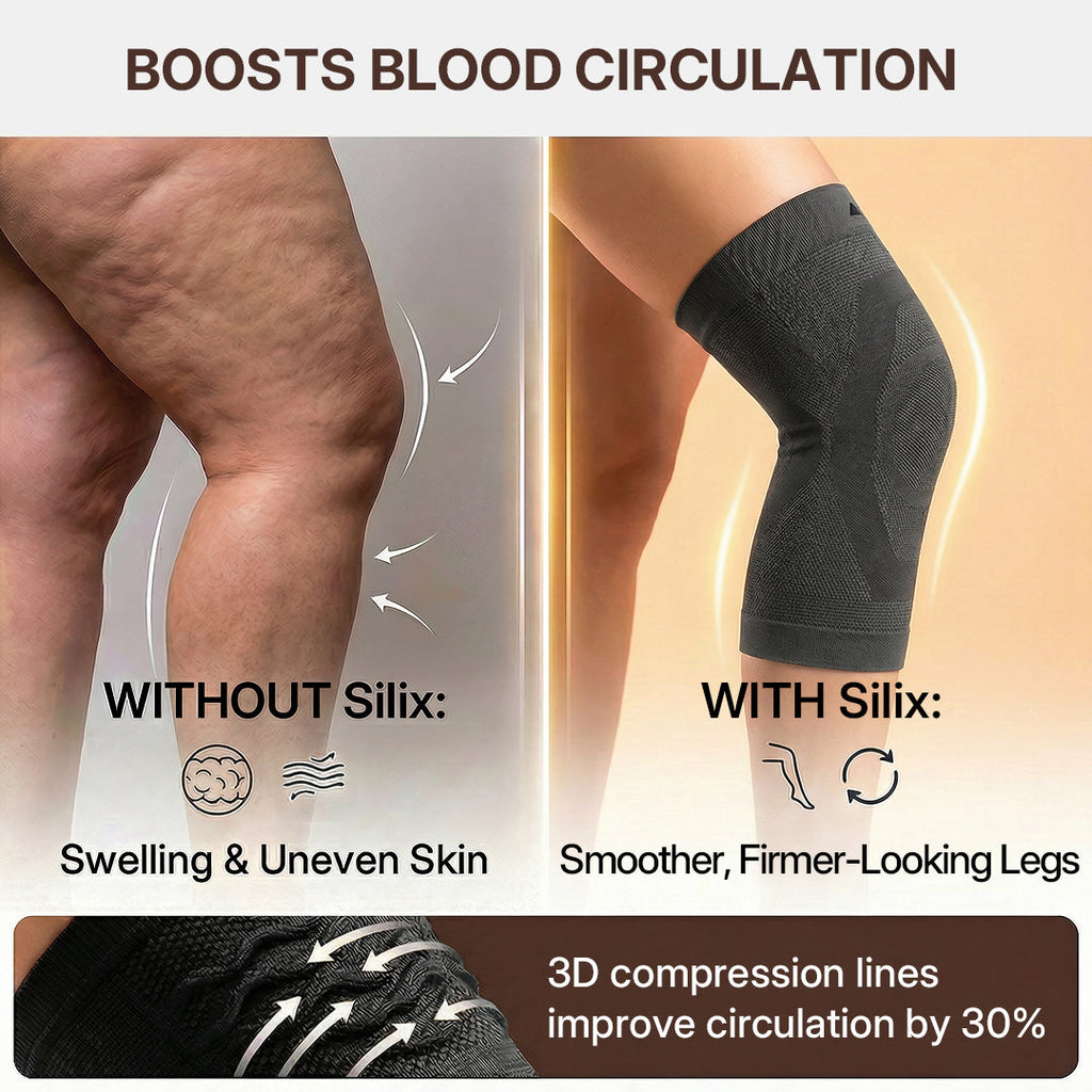 Quinn's™ 3D Compression Knee Sleeves –Say Goodbye to Saggy, Uneven-Looking Legs