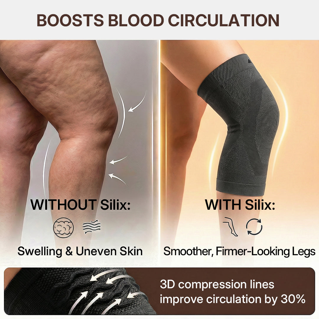Quinn's™ 3D Compression Knee Sleeves –Say Goodbye to Saggy, Uneven-Looking Legs