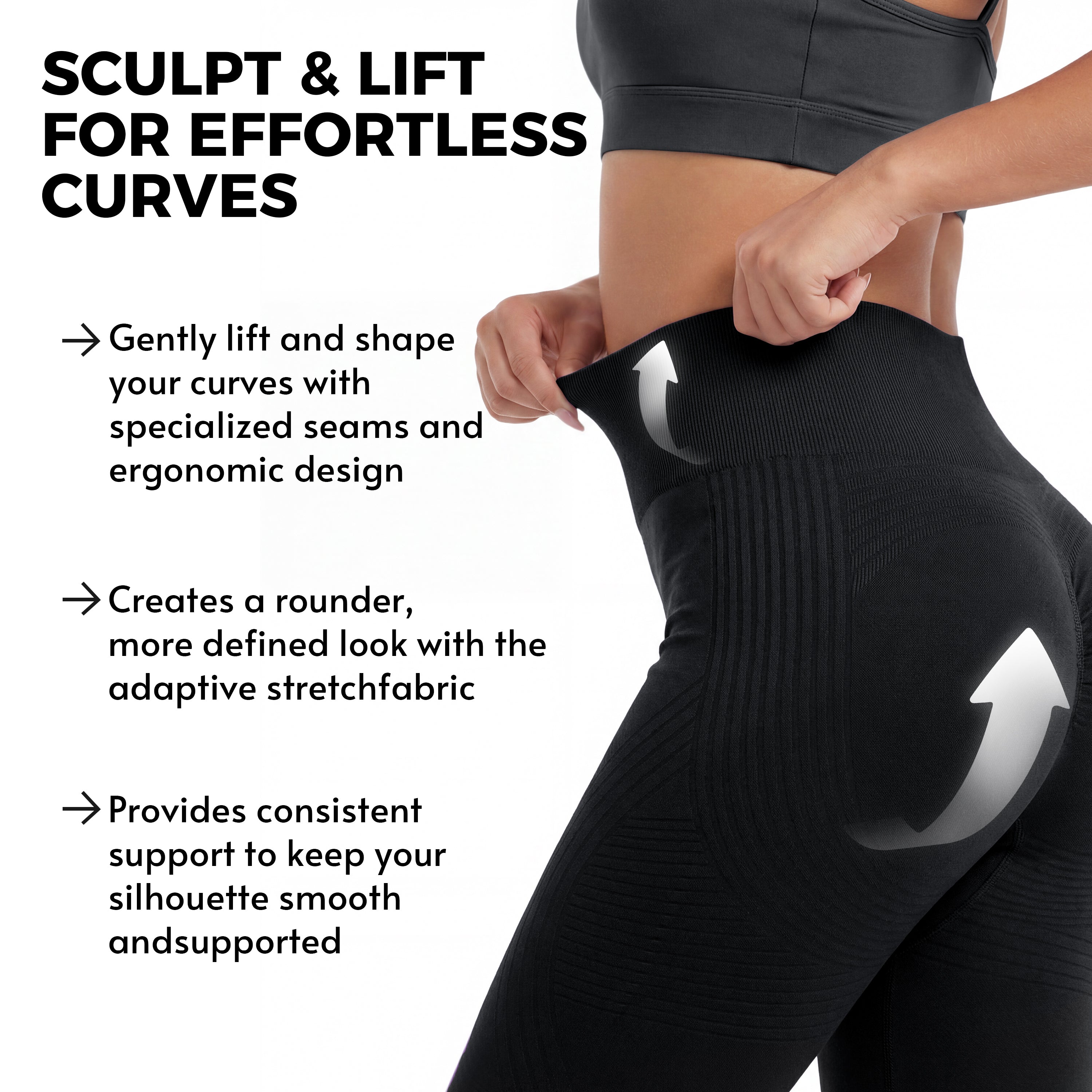 3D Anti-Cellulite Short Leggings