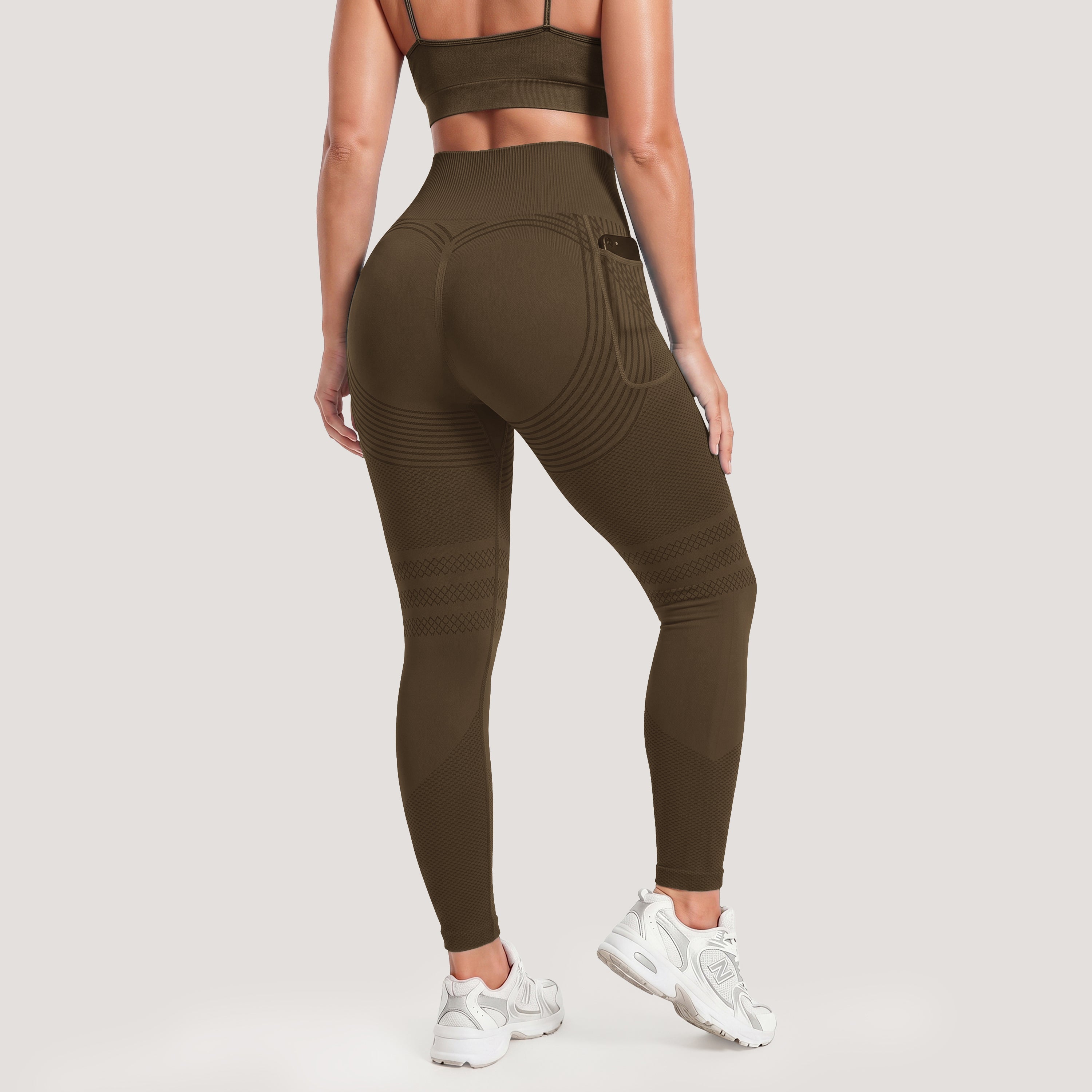 Quinn's™  Right Side Pocket Anti-Cellulite Sculpting Leggings