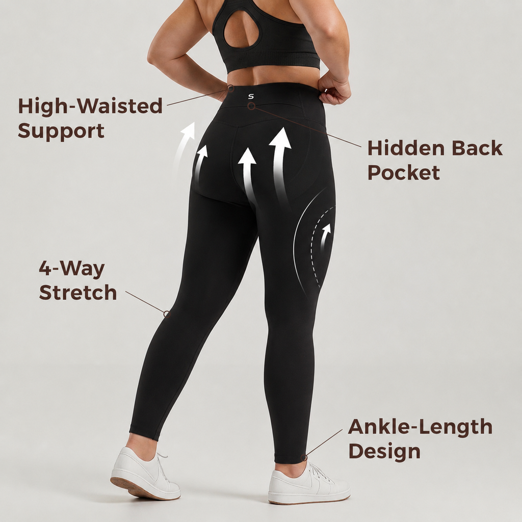 Quinn's™ Hidden Pocket Lifestyle Leggings - Move Freely. Carry Less. Zero Compromise.