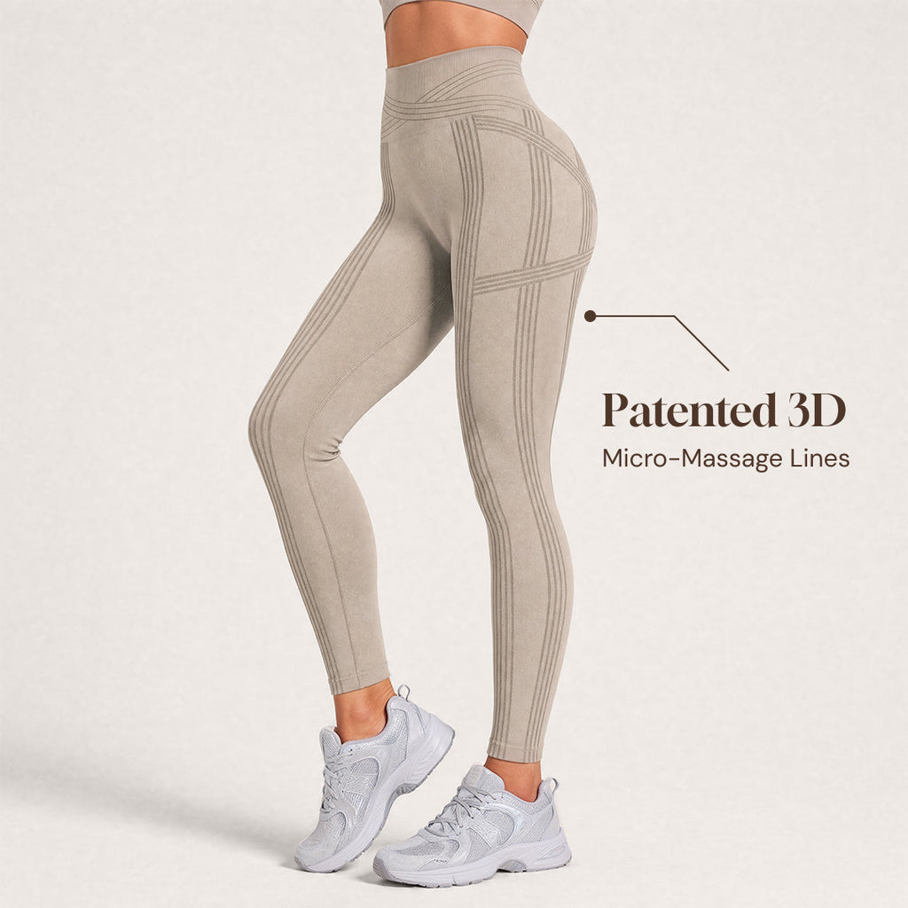 3D CelluSmooth Criss-Cross Booty-Lifting & Anti-Cellulite Leggings |Quinn's™