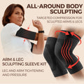 Quinn's™ 3D Compression Ultimate Smooth 2-Piece Set: Arms & Knees