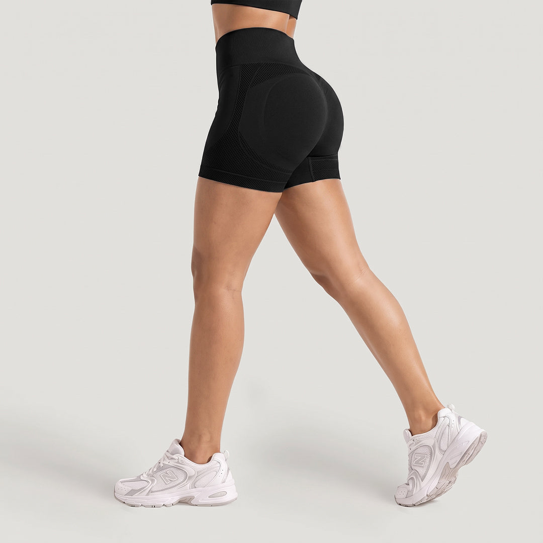 3D CelluSmooth High-Waisted Compression Booty Shorts |Quinn's™