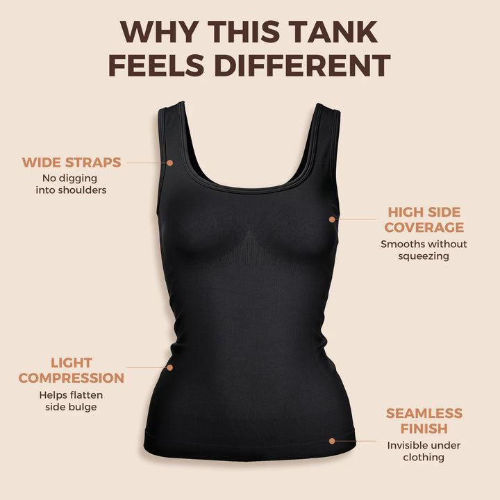 Quinn's™   Wide-Strap Tummy Control Shaping Tank