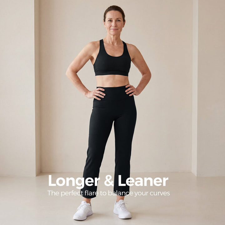 3D Lift SculptFlare High-Waist Capri Leggings