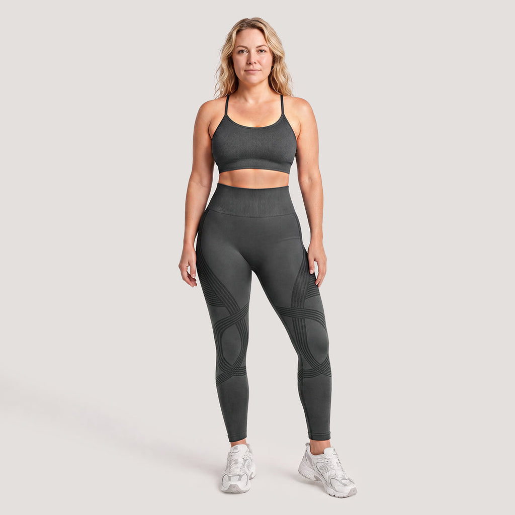 3D CelluSmooth High-Waisted Anti-Cellulite Ankle Legging | Quinn's™