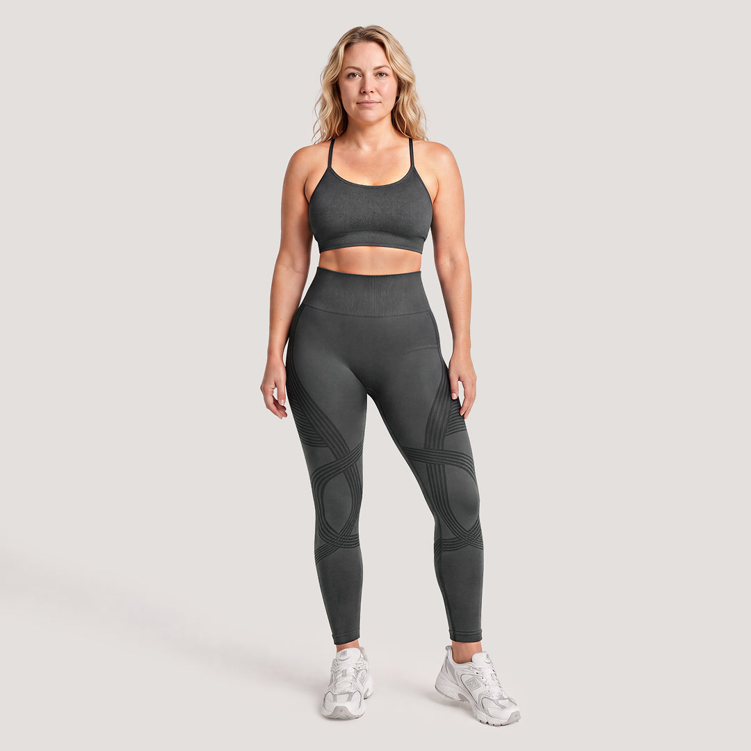 3D CelluSmooth High-Waisted Anti-Cellulite Ankle Legging | Quinn's™