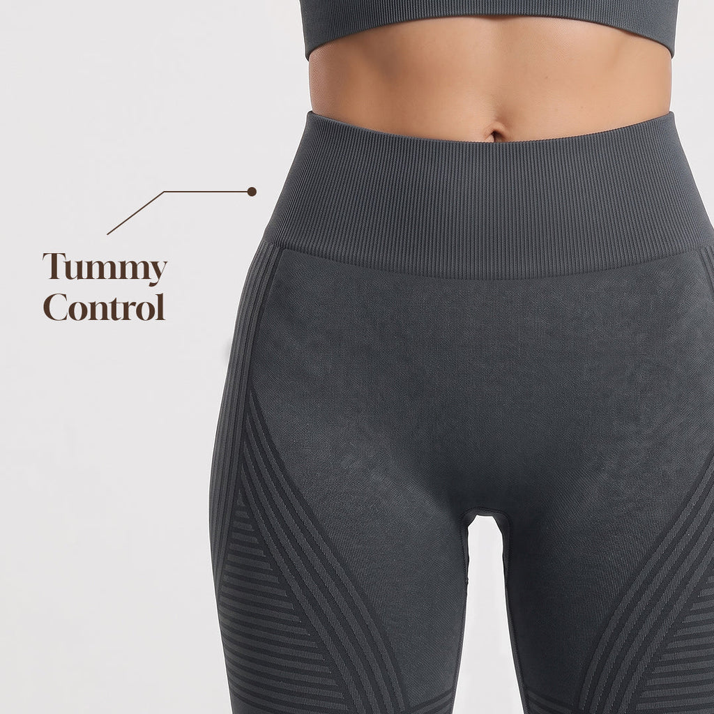 Quinn's™ Ribbed Squat-Proof Capri Leggings
