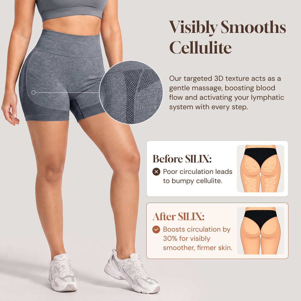 3D CelluSmooth High-Waisted Compression Booty Shorts |Quinn's™