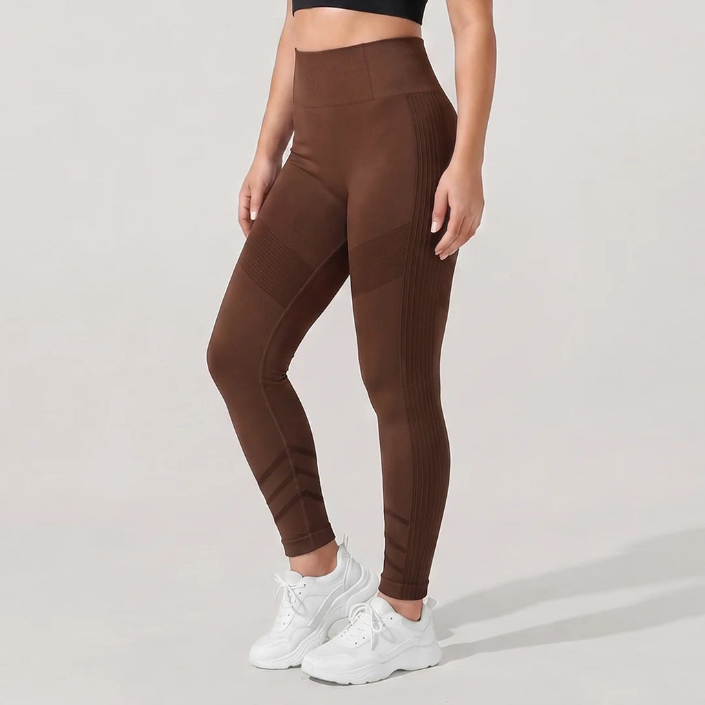 Quinn's™ 3D CelluSmooth Ribbed Ruched Sculpting & Smoothing 7/8 Leggings