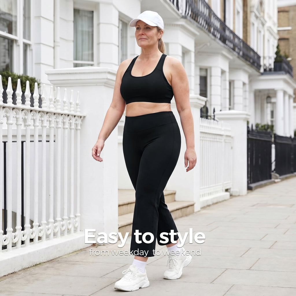 3D Lift SculptFlare High-Waist Capri Leggings