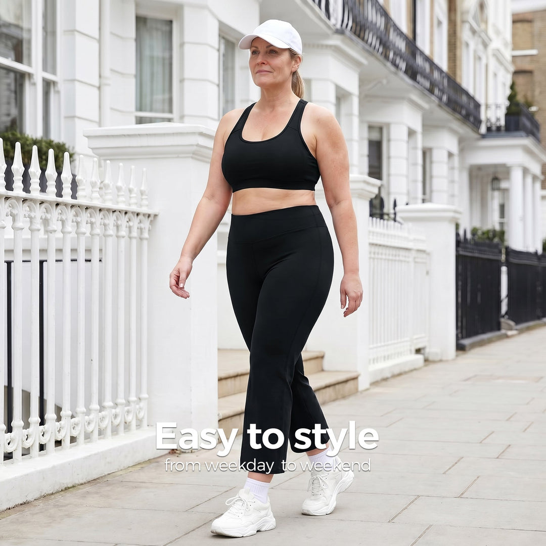 3D Lift SculptFlare High-Waist Capri Leggings
