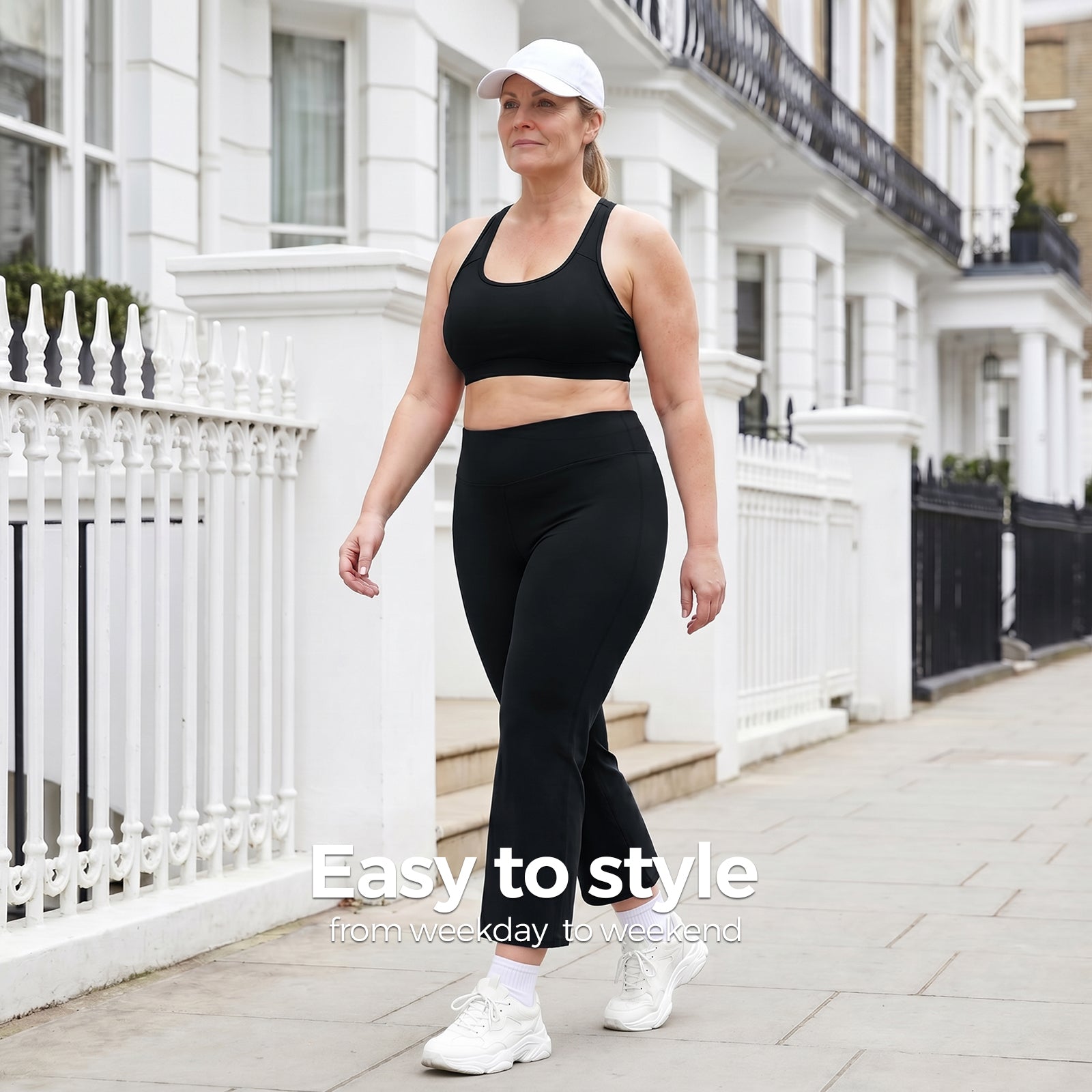 3D Lift SculptFlare High-Waist Capri Leggings