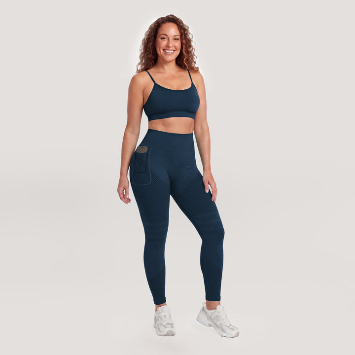 Quinn's™  Right Side Pocket Anti-Cellulite Sculpting Leggings