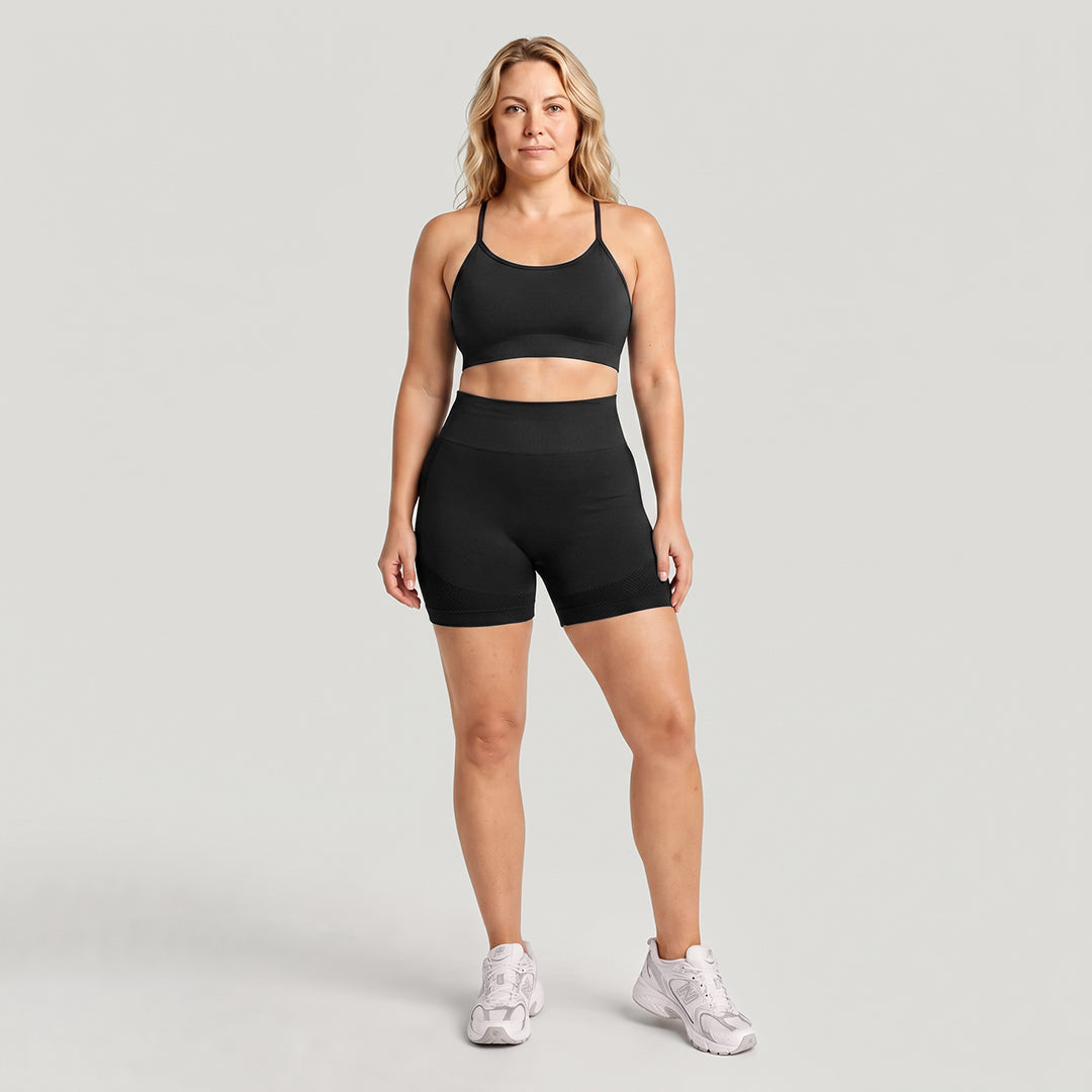 3D CelluSmooth High-Waisted Compression Booty Shorts |Quinn's™