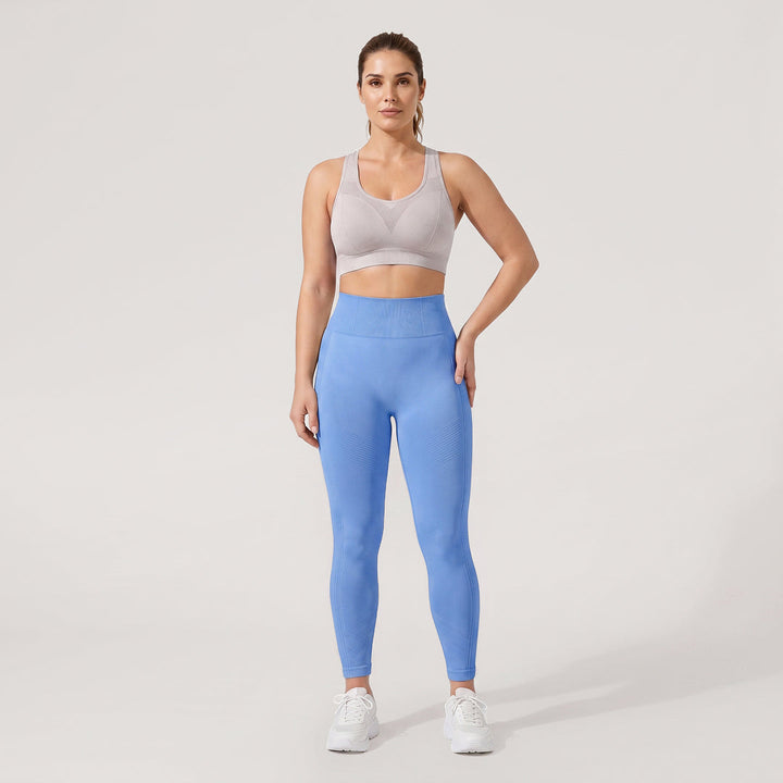 Quinn's™ 3D CelluSmooth Ribbed Ruched Sculpting & Smoothing 7/8 Leggings