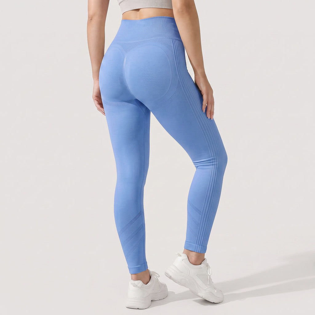 Quinn's™ 3D CelluSmooth Ribbed Ruched Sculpting & Smoothing 7/8 Leggings
