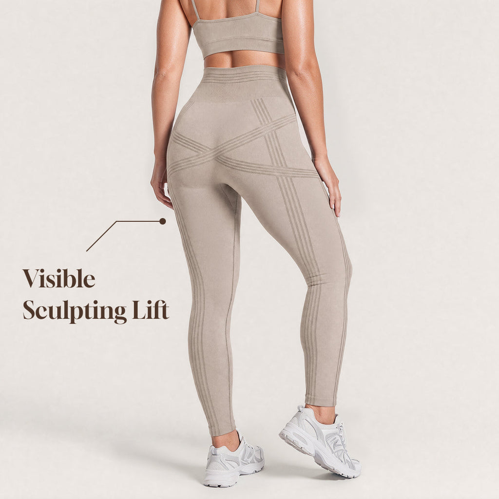 3D CelluSmooth Criss-Cross Booty-Lifting & Anti-Cellulite Leggings |Quinn's™