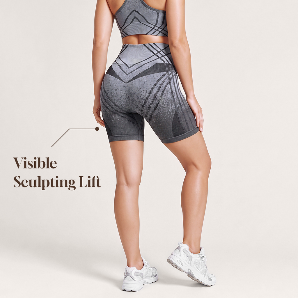 3D CelluSmooth Seamless V-Shape Active Short Set | Quinn's™