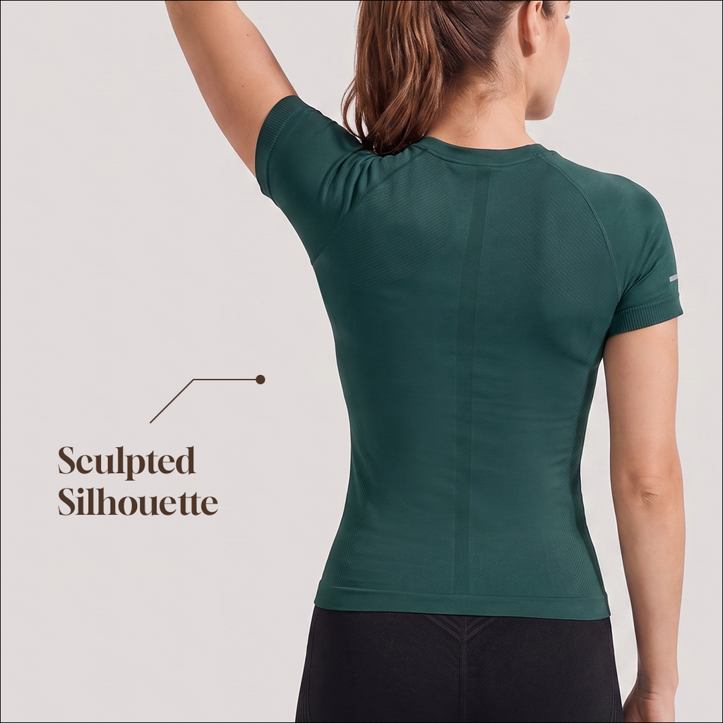 Quinn's™ Sculpting Short Sleeve Top