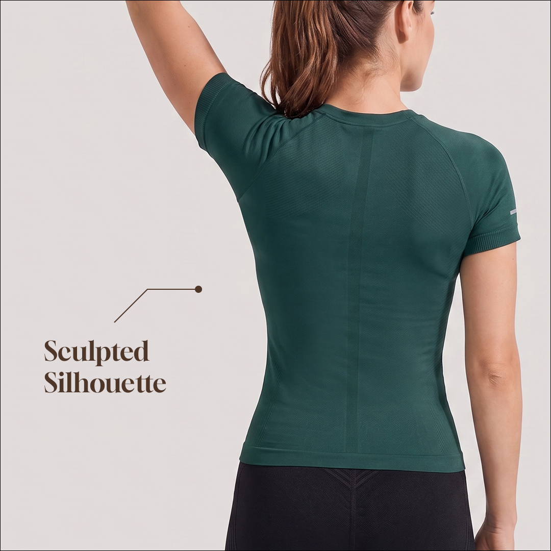Quinn's™ Sculpting Short Sleeve Top