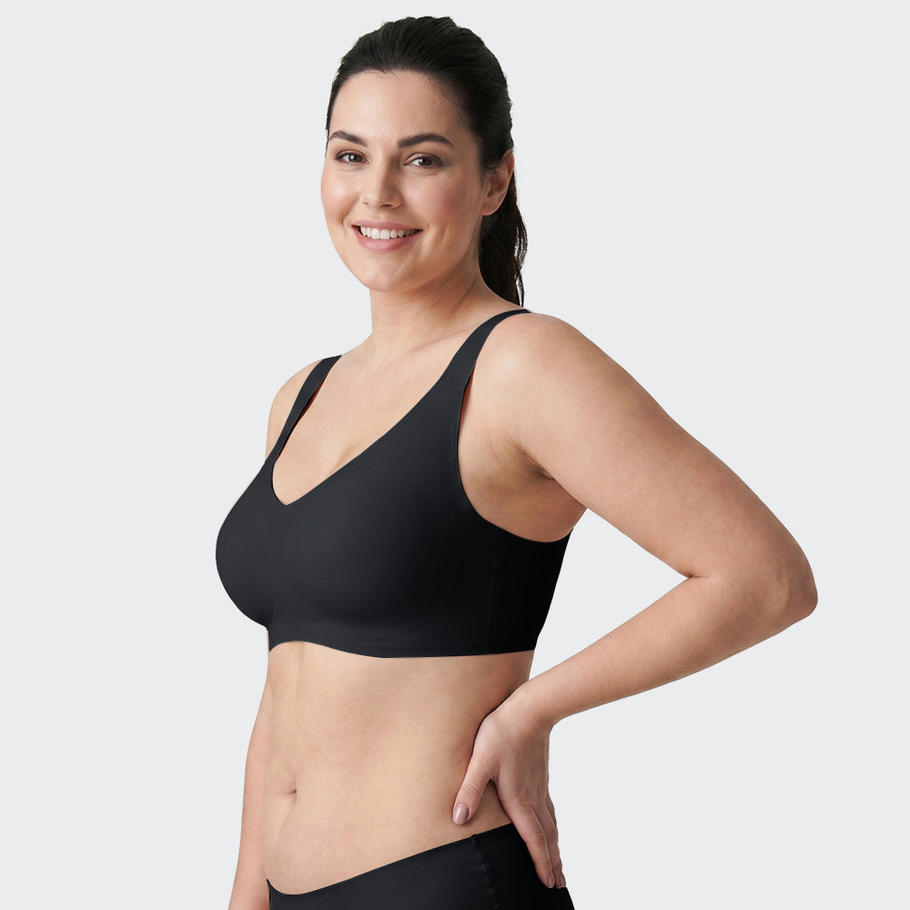 Buttery Soft Seamless Bra, 360° Jelly Support Full Coverage Bra for Fuller Bust