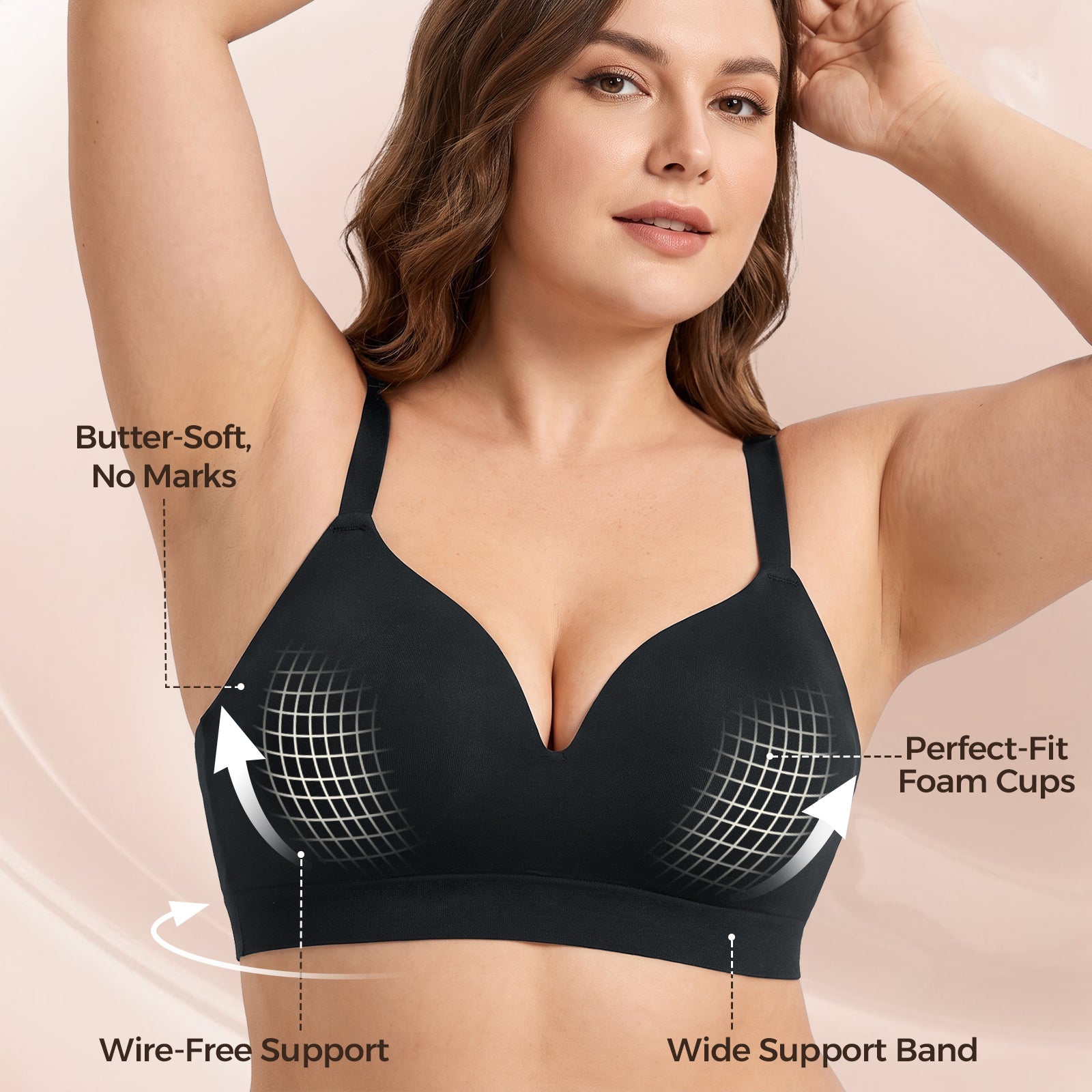 ButterLift Wireless Support Bra