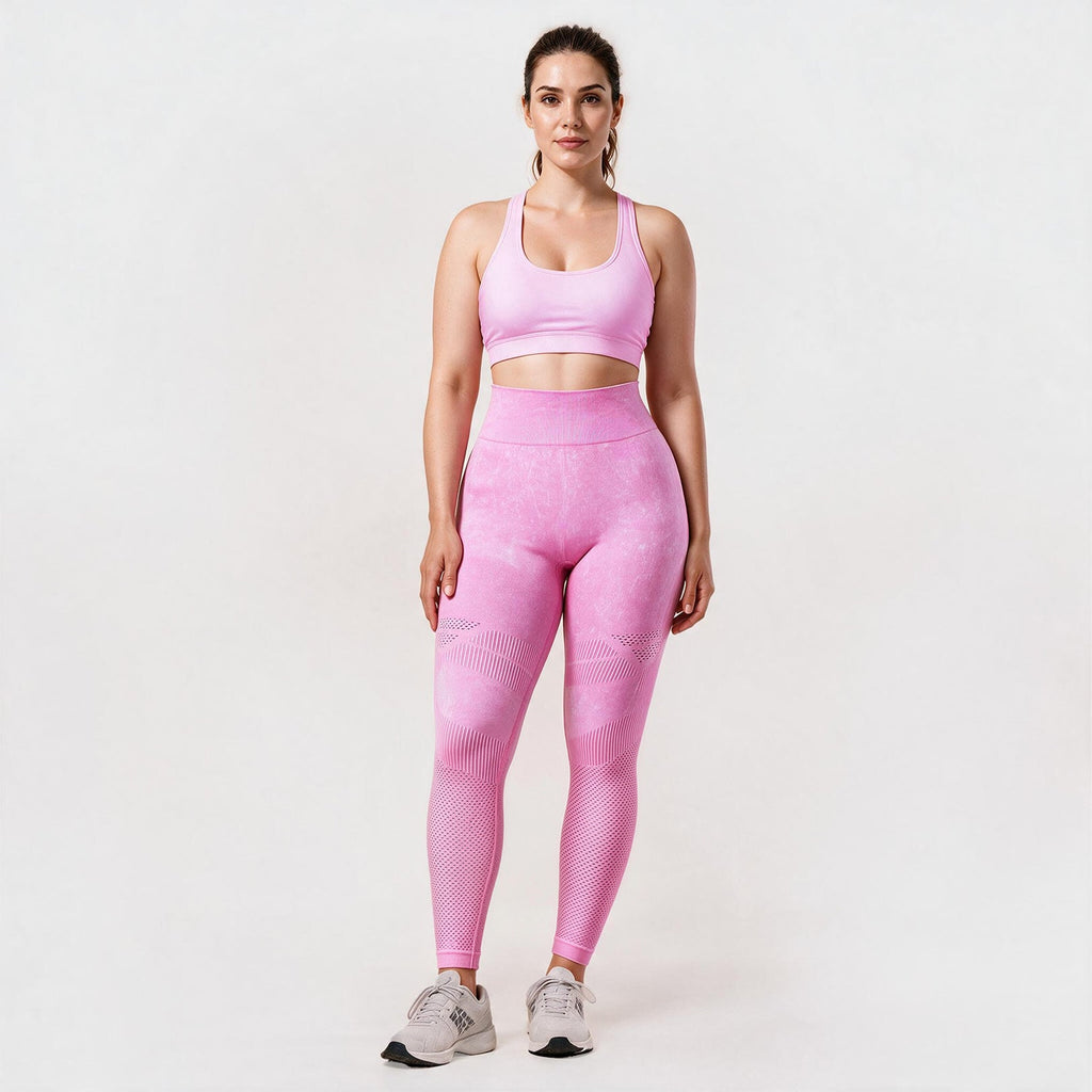 3D CelluSmooth Sand Washed Fabric Ruched Booty-Lifting 7/8 Leggings