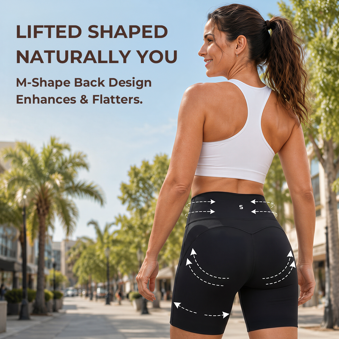 Quinn's™ No-Squeeze" Jelly-Grip 5" Sculpting Shorts (Tummy Smoothing & Anti-Chafe)