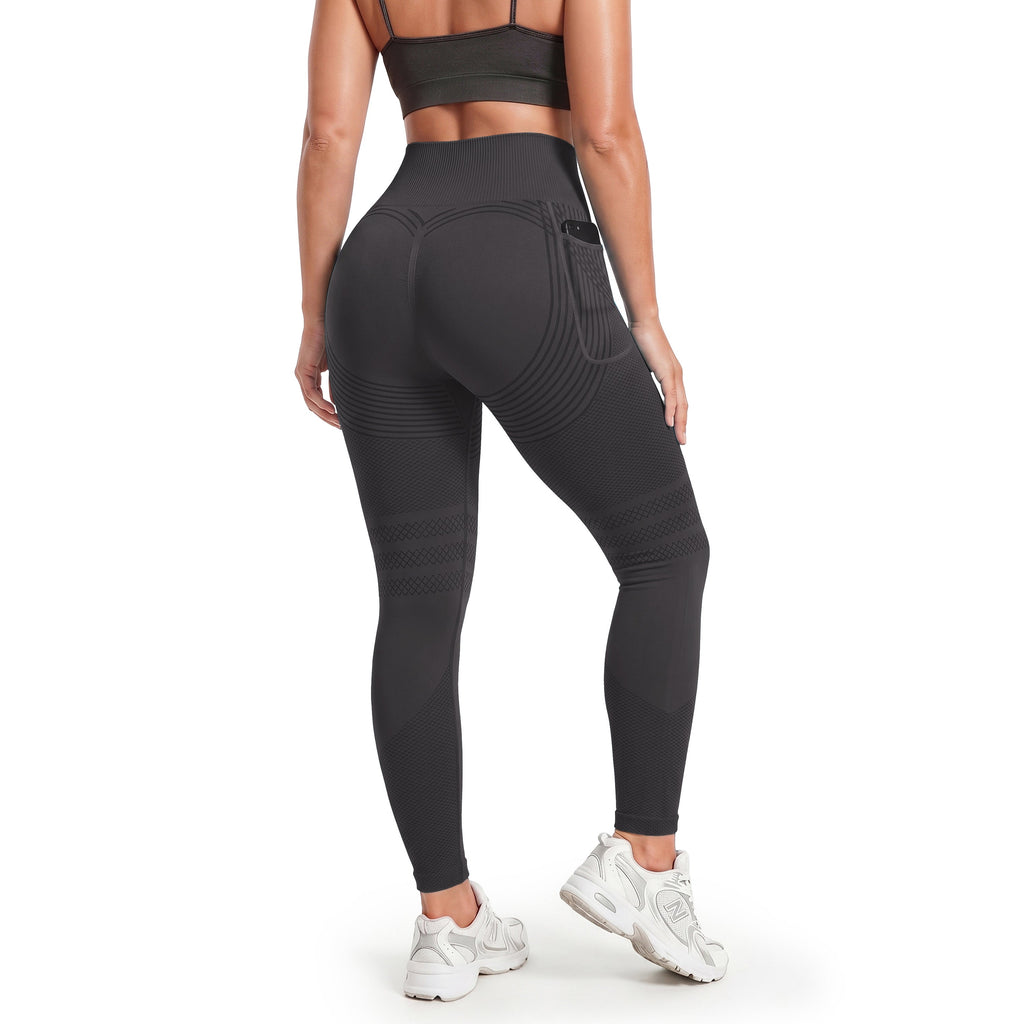 Quinn's™  Right Side Pocket Anti-Cellulite Sculpting Leggings