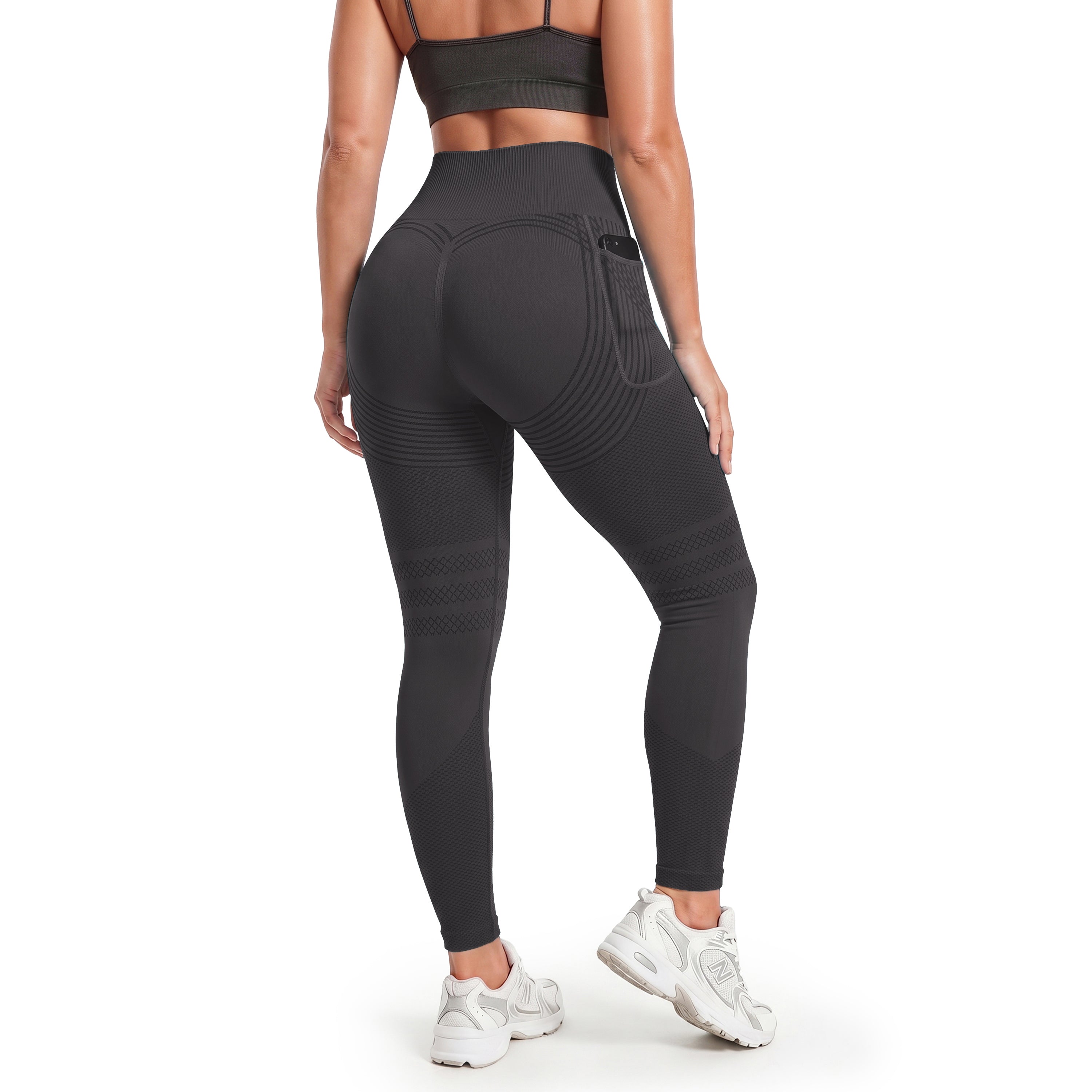 Quinn's™  Right Side Pocket Anti-Cellulite Sculpting Leggings
