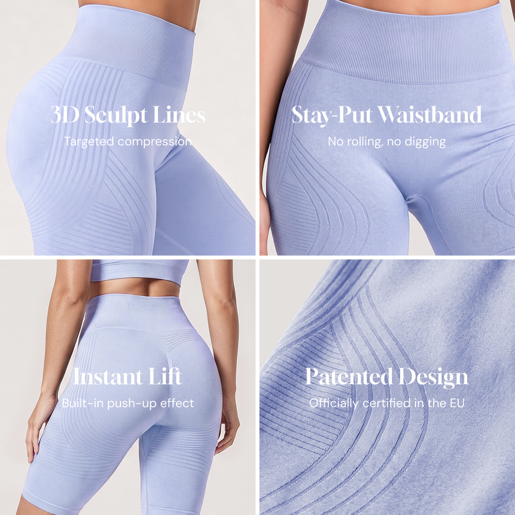 3D Anti-Cellulite Short Leggings