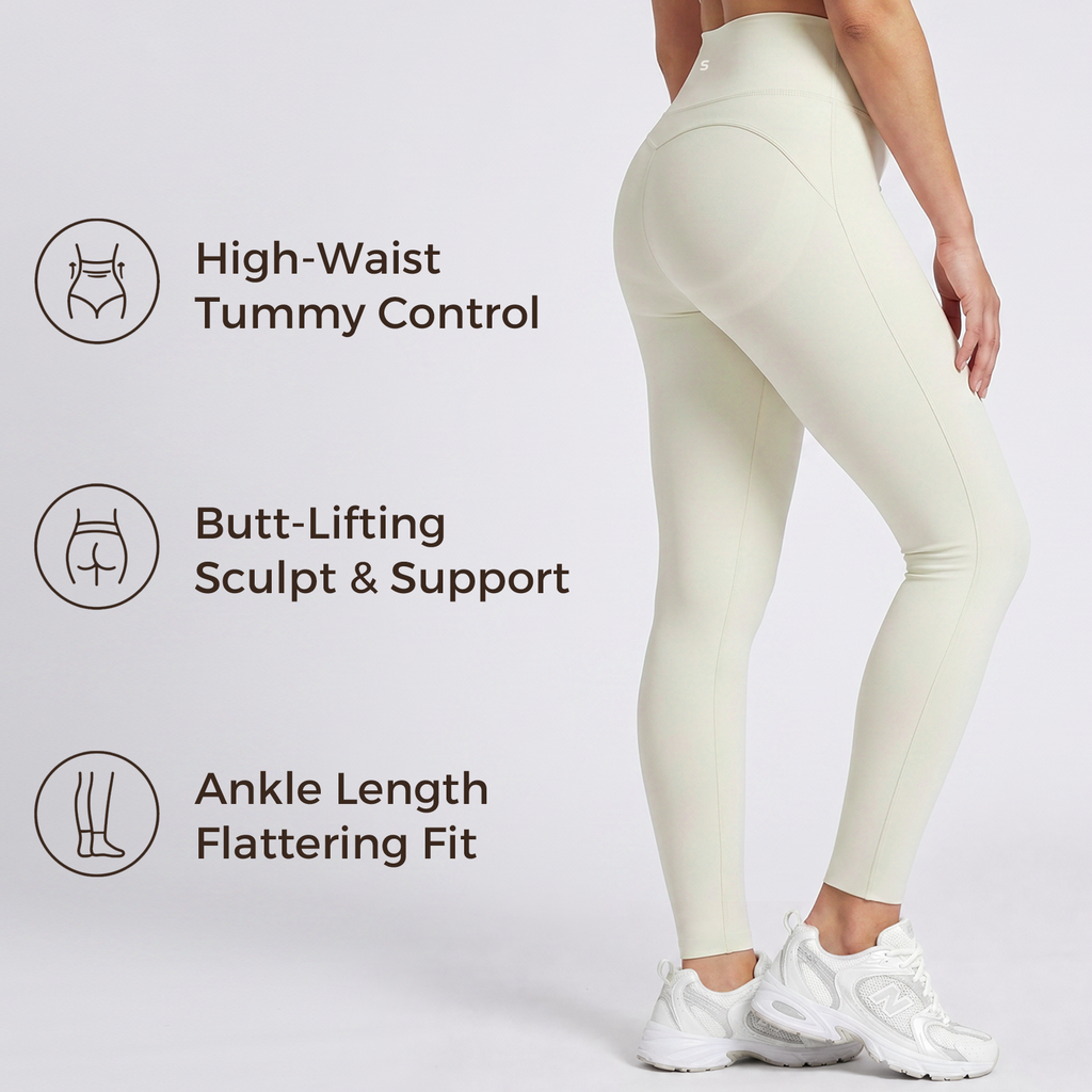 Effortless Shape High-Waisted Ankle Length Sculpt Leggings