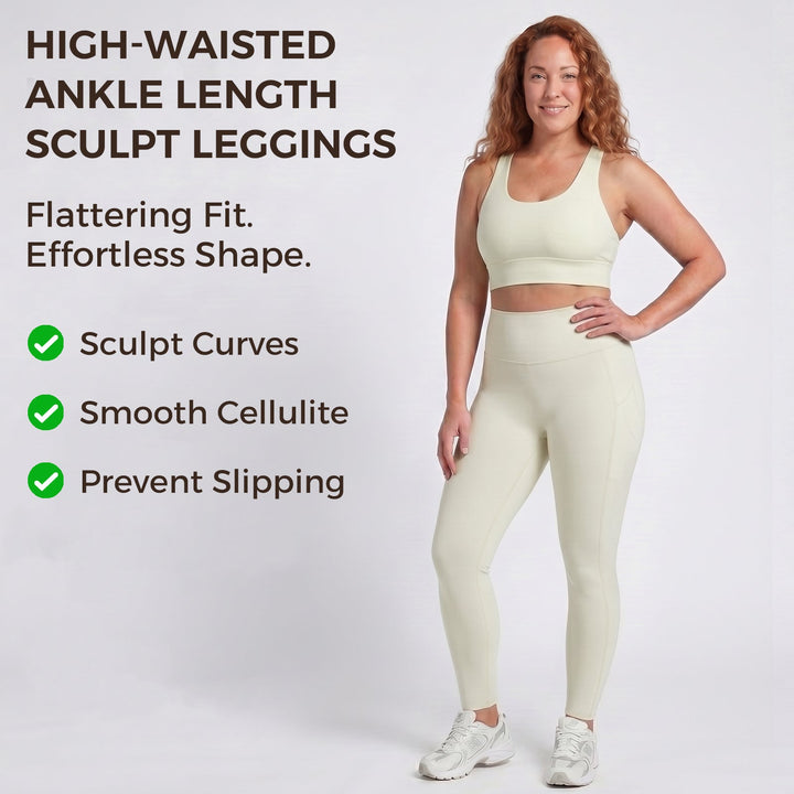 Effortless Shape High-Waisted Ankle Length Sculpt Leggings