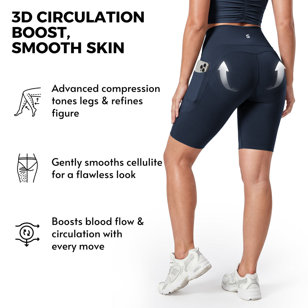 Quinn's™  Pocket Anti-Cellulite Sculpting Short Leggings