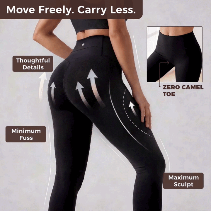 Quinn's™ Hidden Pocket Lifestyle Leggings - Move Freely. Carry Less. Zero Compromise.