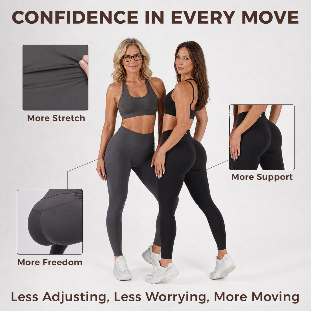 Quinn's™ Hidden Pocket Lifestyle Leggings - Move Freely. Carry Less. Zero Compromise.
