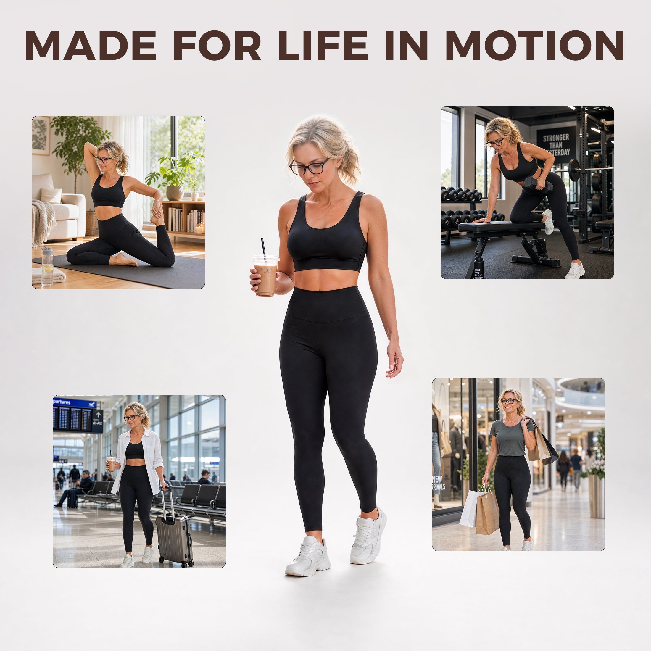 Quinn's™ Hidden Pocket Lifestyle Leggings - Move Freely. Carry Less. Zero Compromise.