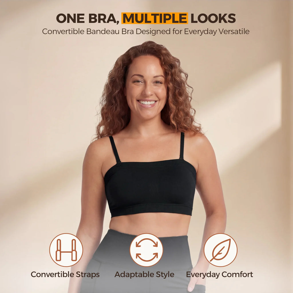 Convertible Bandeau Bra Designed for Everyday Versatile
