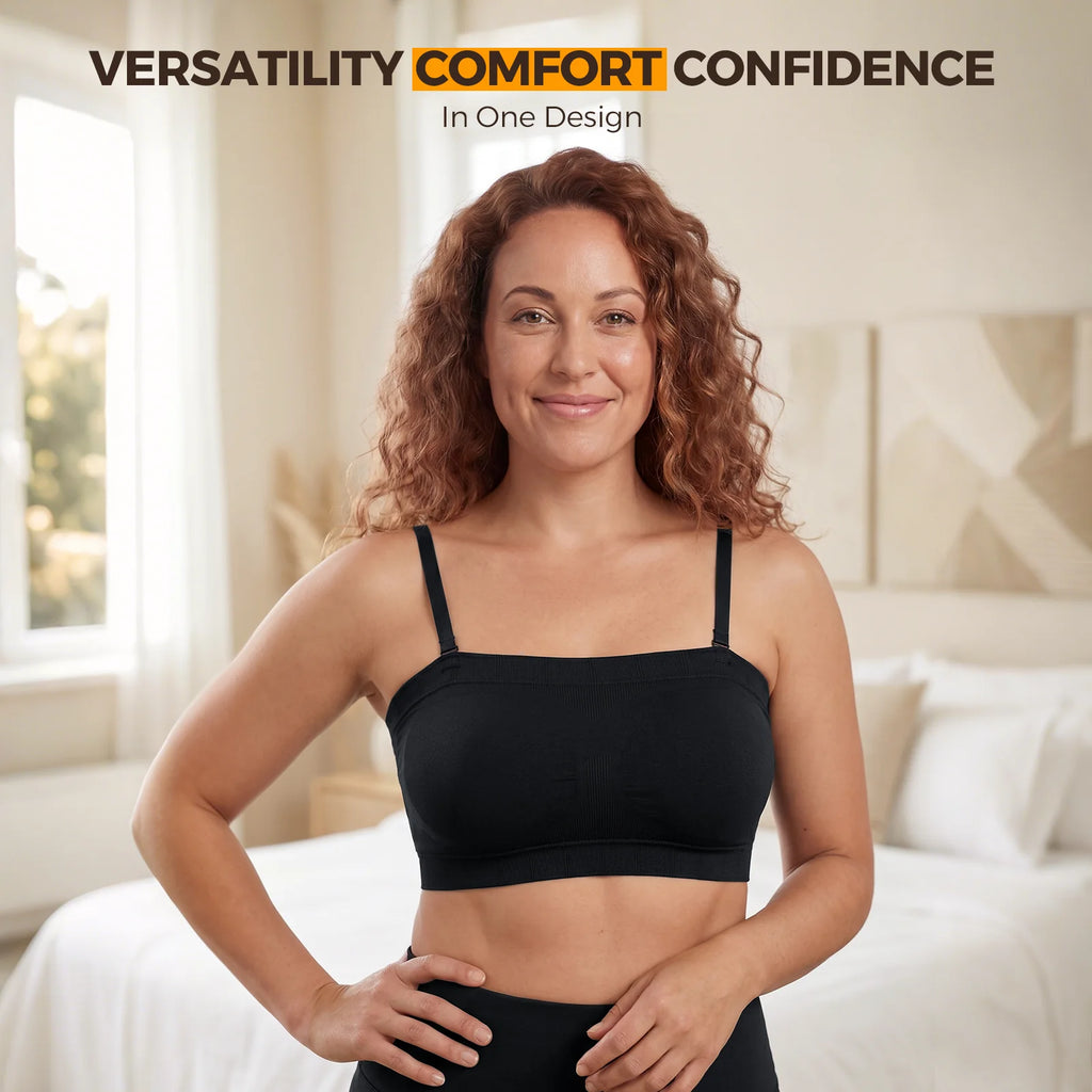 Convertible Bandeau Bra Designed for Everyday Versatile