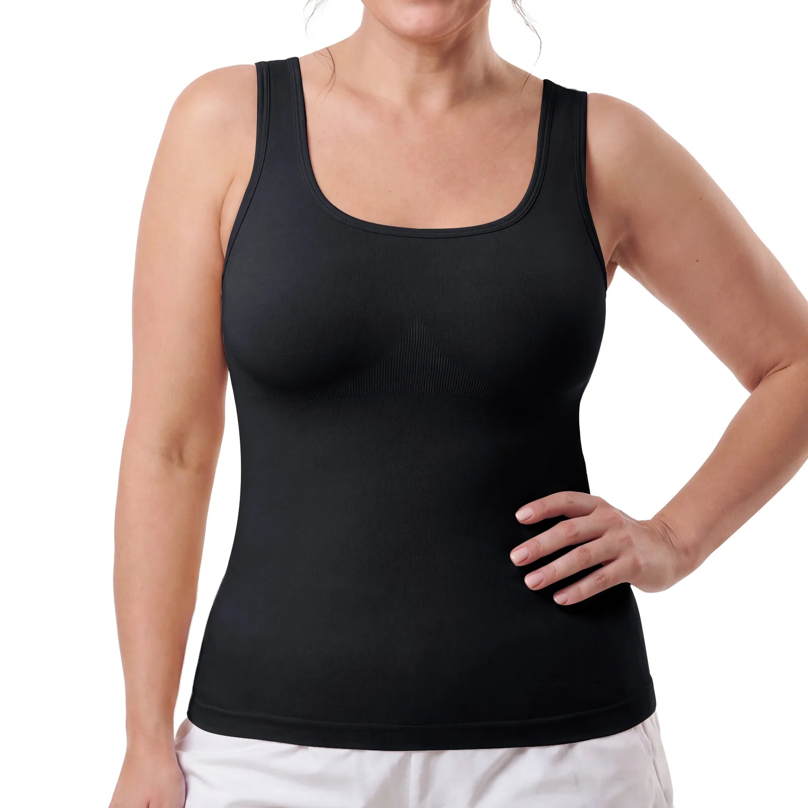 Quinn's™   Wide-Strap Tummy Control Shaping Tank