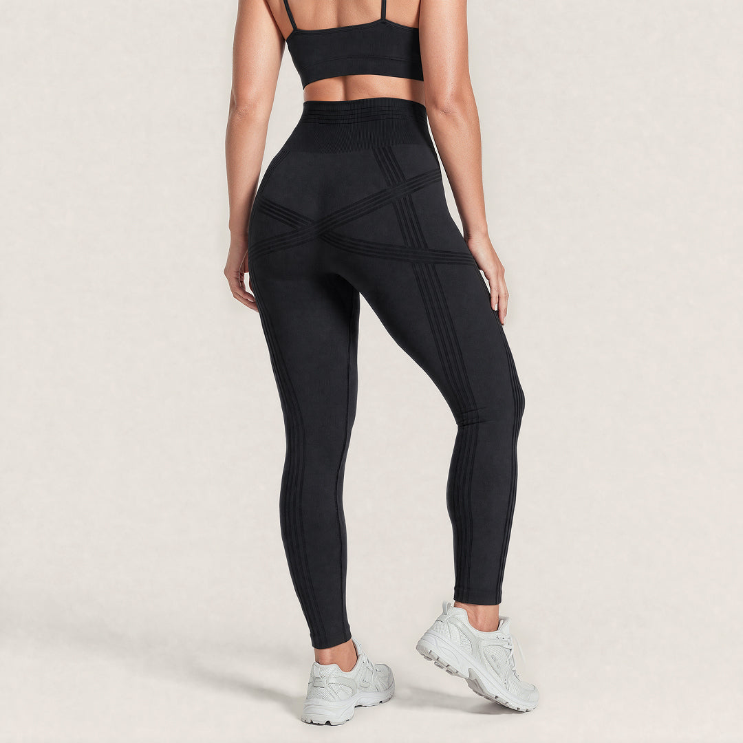 3D CelluSmooth Criss-Cross Booty-Lifting & Anti-Cellulite Leggings |Quinn's™