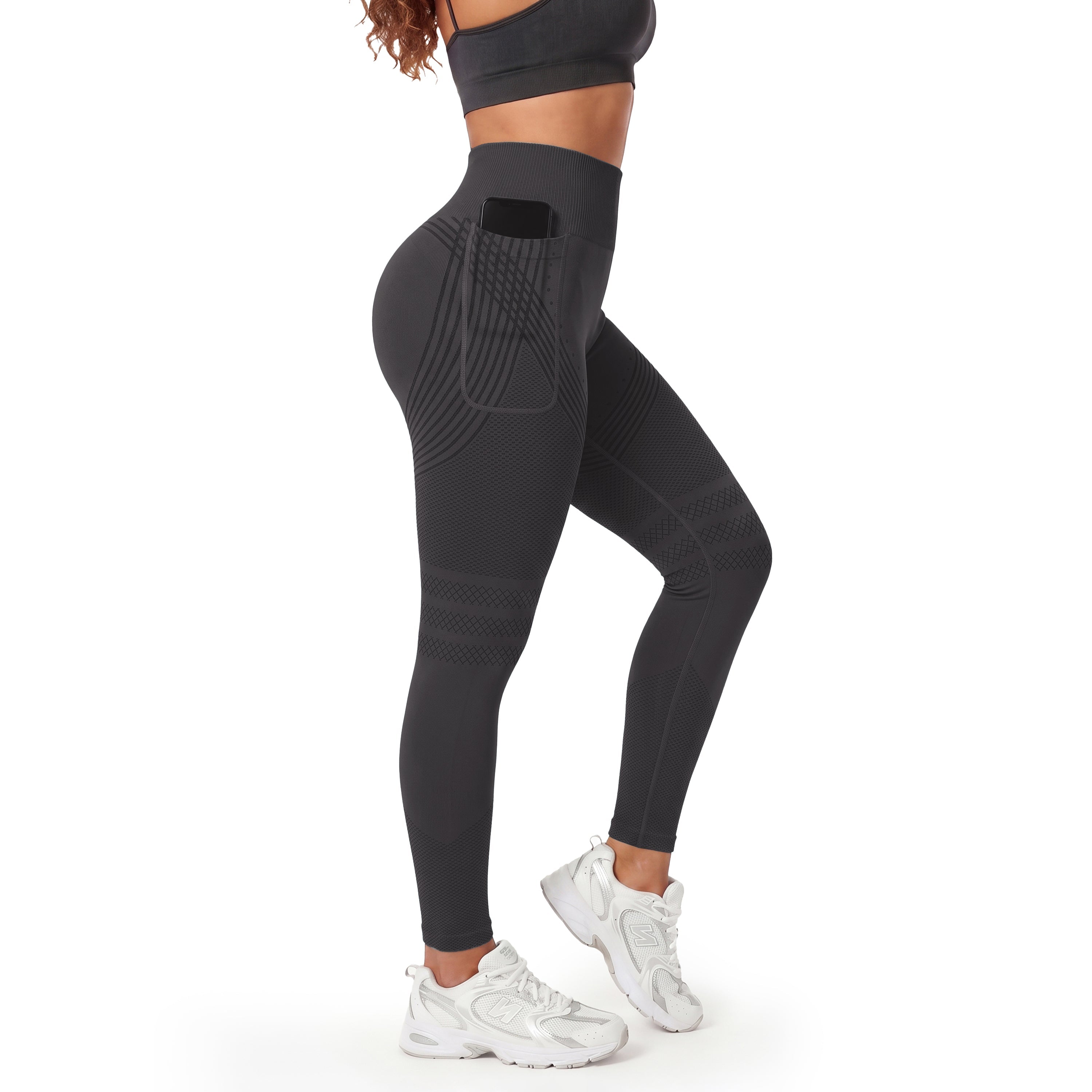 Quinn's™  Right Side Pocket Anti-Cellulite Sculpting Leggings