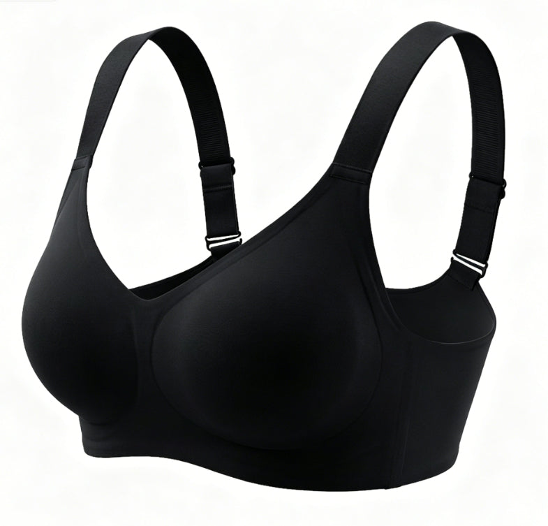 Buttery Soft Seamless Bra, 360° Jelly Support Full Coverage Bra for Fuller Bust