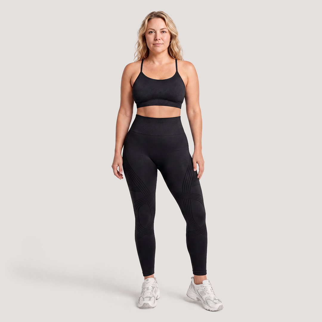 3D CelluSmooth High-Waisted Anti-Cellulite Ankle Legging | Quinn's™
