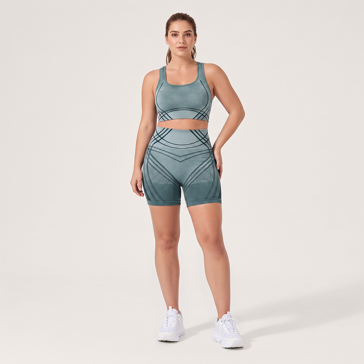 3D CelluSmooth Seamless V-Shape Active Short Set | Quinn's™